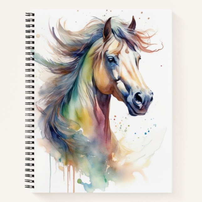 Boho Horse  Notebook (Front)