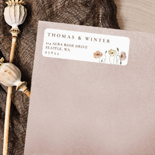 Boho Icelandic Watercolor Iceland Poppy Flowers