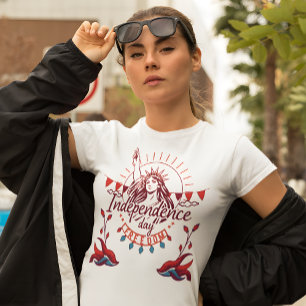 Boho Independence Day Women's T-shirt 4th of July