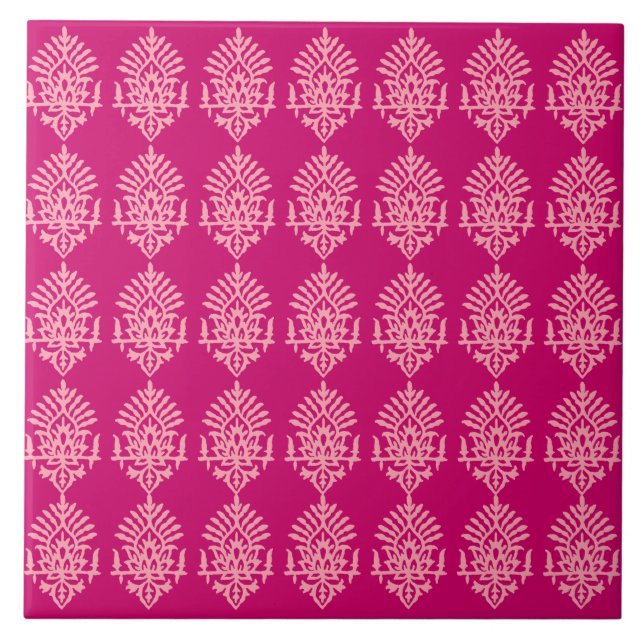 Boho India Block Print Tile (Front)