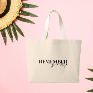 Boho Inspirational Quotes Large Tote Bag