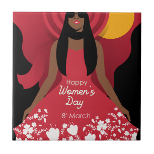 boho international womens day tile
