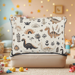 Boho Jungle Dinosaur Pattern Decorative Cushion
