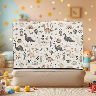 Boho Jungle Dinosaur Pattern Pillowcase