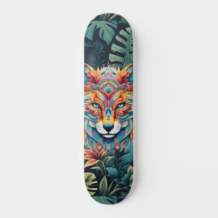 Boho Jungle Fox Wide Street Skateboard 