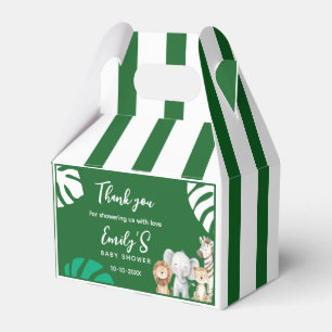 Boho Jungle Party Baby Shower Favour Box
