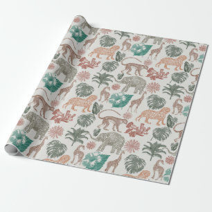Boho Jungle Safari  Wrapping Paper