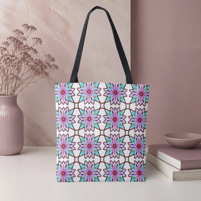 Boho Kaleidoscope Tote Bag (Creator Uploaded)