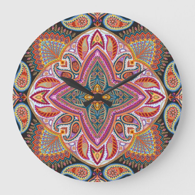 boho large clock (Front)