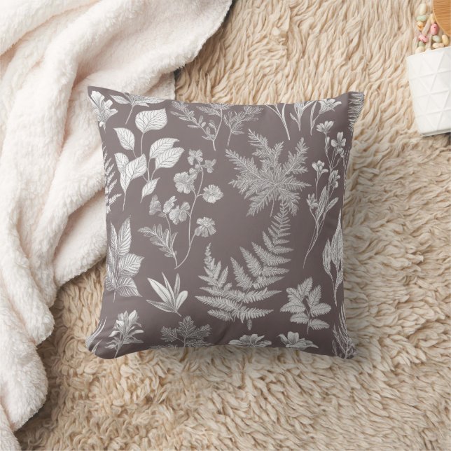 Boho Leaves Cushion (Blanket)