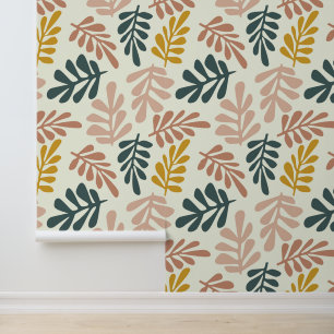 Boho Leaves Wallpaper