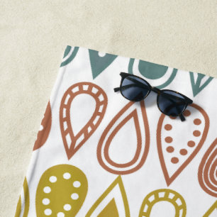 Boho Lines  Beach Towel