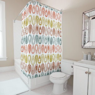 Boho Lines Shower Curtain