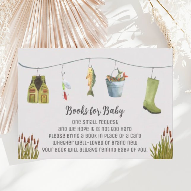 Boho Little Fisherman Books for Baby Request Card (Creator Uploaded)