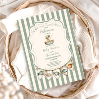 Boho Little Fisherman Fishing  Baby Shower