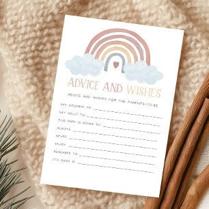 Boho Little Ray of Sunshine Advice and Wishes Game