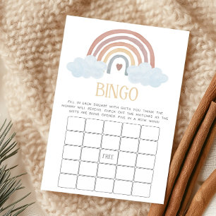 Boho Little Ray of Sunshine Baby Shower Bingo Game