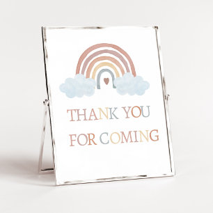 Boho Little Ray of Sunshine Thank you for Coming Poster