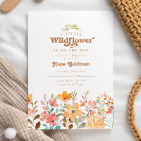 Boho "Little Wildflower" Terracotta Baby Shower