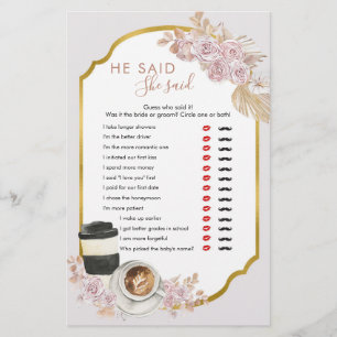 Boho Love is Brewing Bridal Shower He Said SheSaid