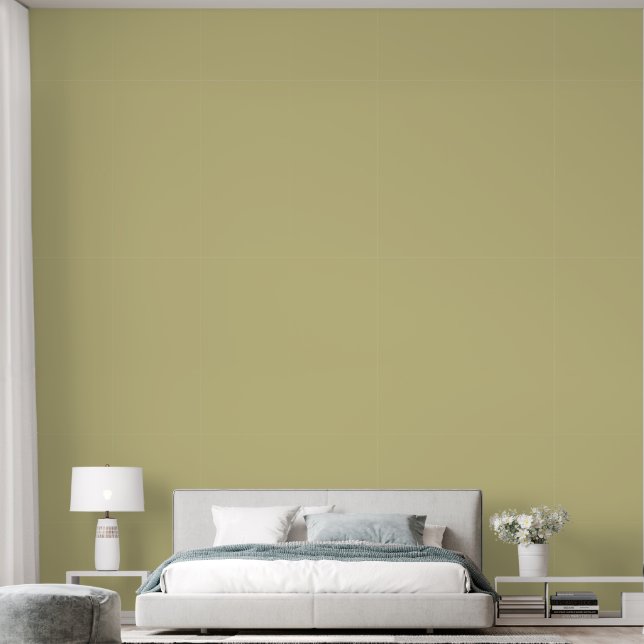 Boho Lt. Olive Houndstooth Wallpaper (Bedroom)