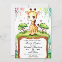 Boho Magical Giraffe Baby Shower
