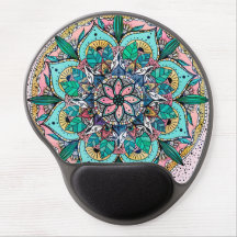 Boho Mandala Colourful Watercolor Floral