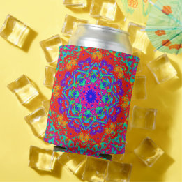 Boho Mandala Custom Can Cooler