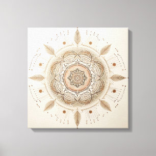 Boho Mandala Wall Art Intricate Sacred Geometry