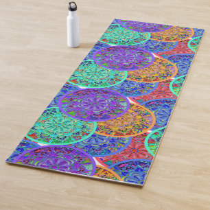 Boho Mandalas   Beautiful Yoga Mat