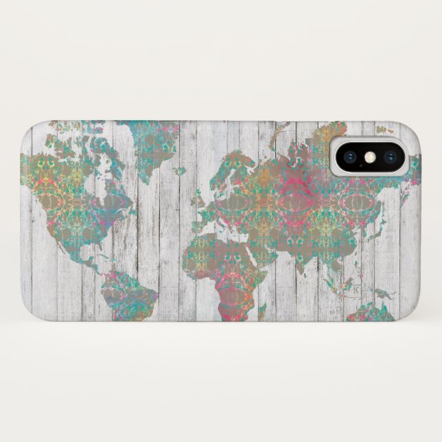 Boho Map II Case-Mate iPhone Case (Back (Horizontal))