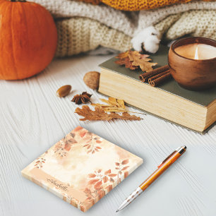 Boho maple Autumn leaves custom Post-it Notes