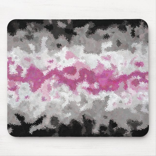 Boho Marbled Abstract Librafeminine Pride Flag Mouse Mat (Front)