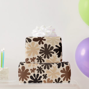 Boho Matisse Flower Pattern  Wrapping Paper