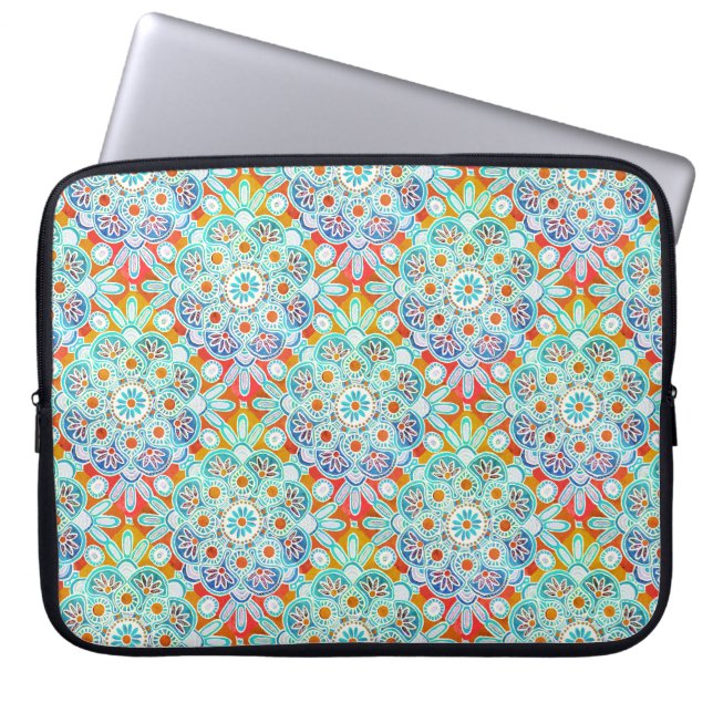 Boho Medallion Laptop sleeve (Front)