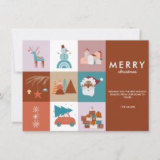 BOHO MERRY CHRISTMAS | Seasonal Greeting Card