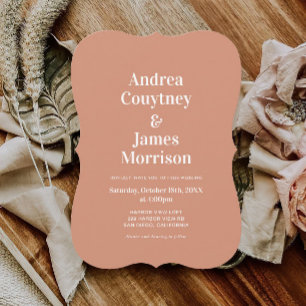 Boho Mexican Wedding  Invitation