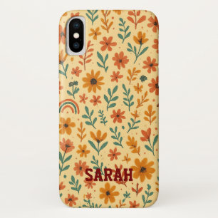 Boho Mini Floral iPhone X Case