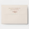 Boho Minimalist Botanicals Ivory Wedding Envelope