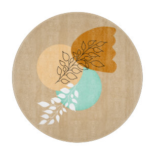 BOHO MINIMALIST LEAVES CUTTING BOARD