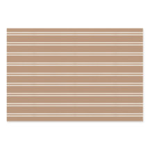 Boho Minimalist Modern Brown Gender Neutral Stripe