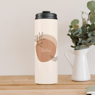 Boho minimalist   Personalized  Thermal Tumbler