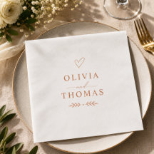 Boho Minimalist Terracotta Wedding Party