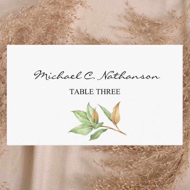Boho Minimalist Wedding Table Number Card (Creator Uploaded)