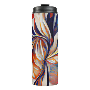 Boho Modern Abstract Artwork Thermal Tumbler
