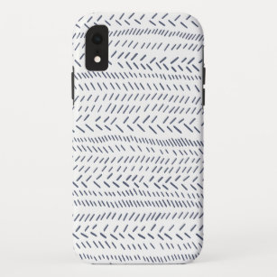 Boho Modern Abstract Mudcloth in Navy Case-Mate iPhone Case