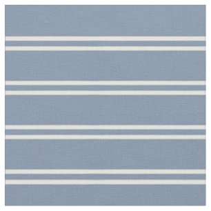 Boho Modern Gender Neutral Striped Coastal Blue Fabric