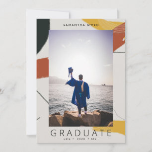 Boho Modern Photo School Grad Announcement