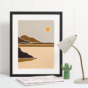 boho modern wall art Print