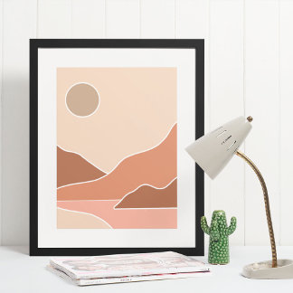 boho modern wall art Print